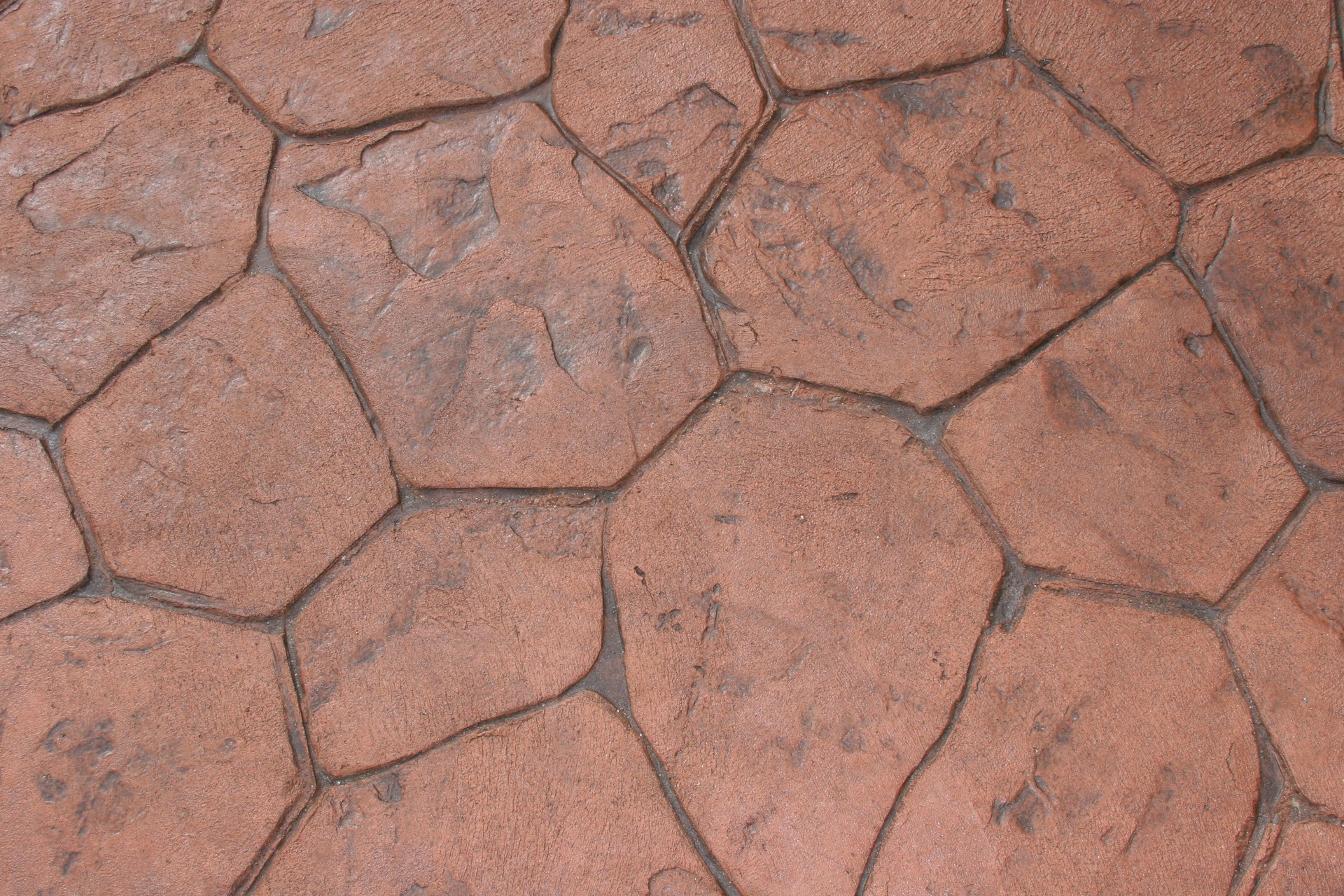 Design on stamped concrete